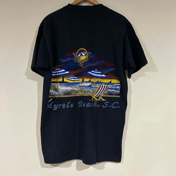 Vintage Myrtle Beach South Carolina Wraparound Tee Shirt - Picture 2 of 6